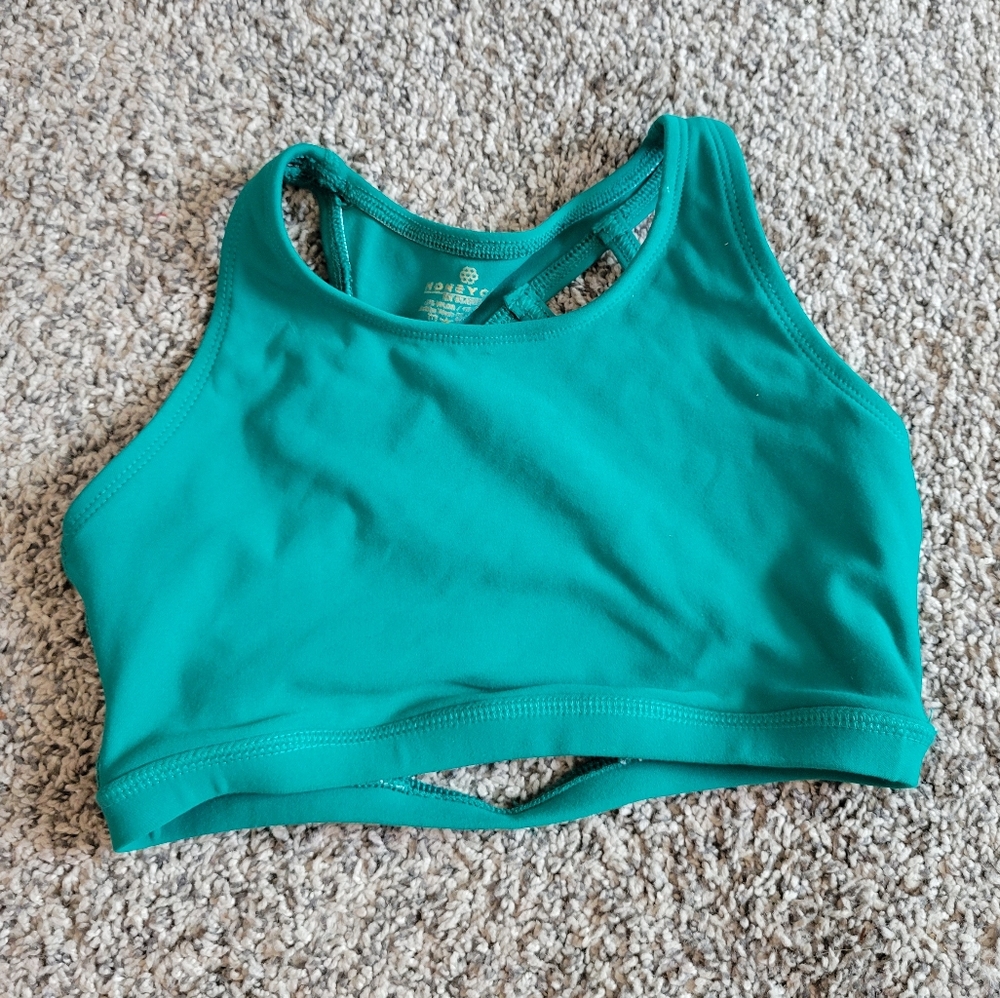 Honey comb sports bra